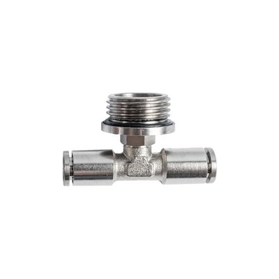 Metal Pu Fitting T-joint 6mm 1/2' M